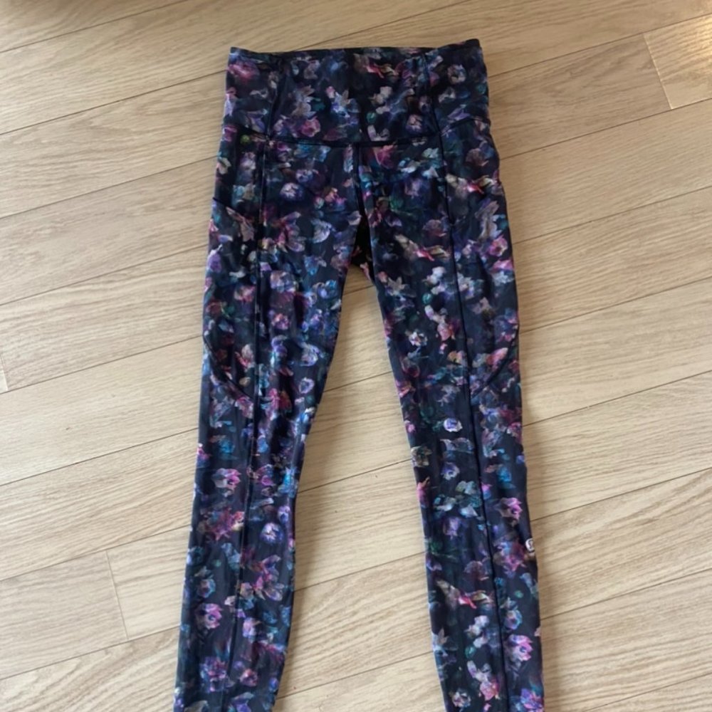 Lululemon Dark Floral Leggings
